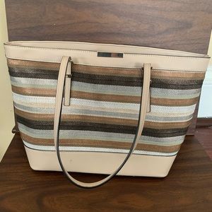 Stripped tote bag